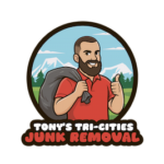 Tony’s Tri-Cities Junk Removal mascot logo - Professional hauling and junk removal services in Johnson City, TN and the surrounding Tri-Cities area.