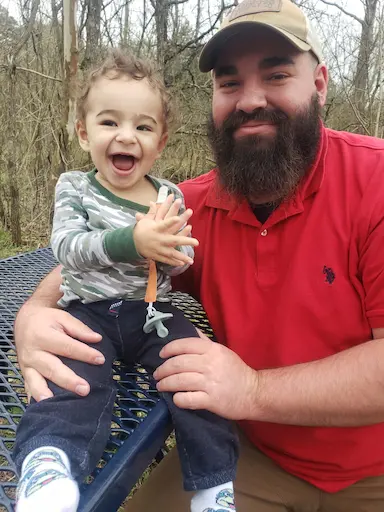 Tony and son from tony's tri-cities junk removal a local family business in johnson city. TN